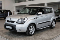 Kia Soul I 2008-2013 Marchepieds Latéraux Line (2 pcs, Aluminium) photo 1