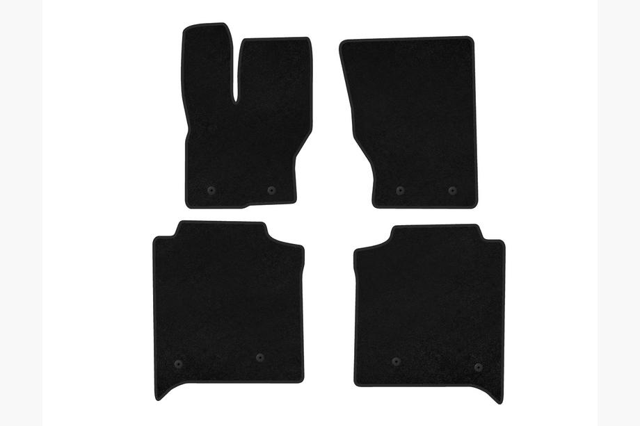 Range Rover IV L405 2013-2021 Tapis de sol textile Classic (Long, rangée arrière avec console, noir) Photo 1
