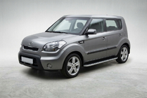 Kia Soul I 2008-2013 Marchepieds Latéraux Tayga Grey (2 pcs, Aluminium) photo 1