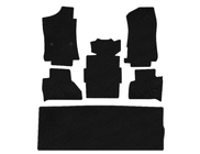 Cadillac Escalade 2014-2020 Tapis de Sol Textile Premium (3 Rangées, Noir) photo 1