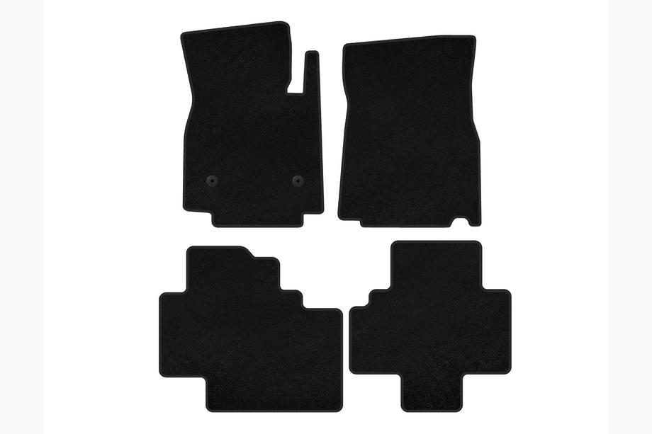 BYD Tang 2018–2025 Tapis de Sol Textile Deluxe (EV, 2018-, Noir) Image