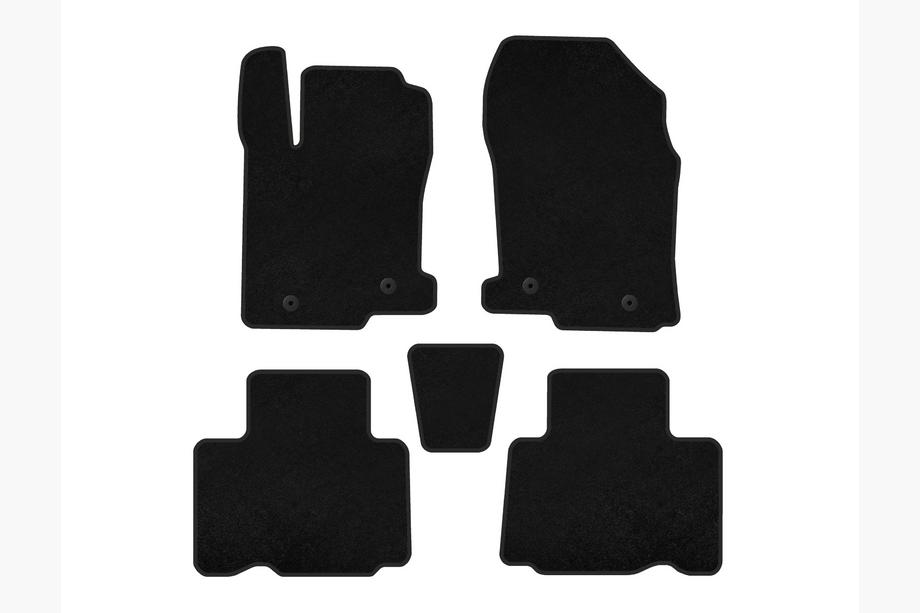 Lexus NX 2014-2021 Tapis de sol textile Deluxe (Noir) Image