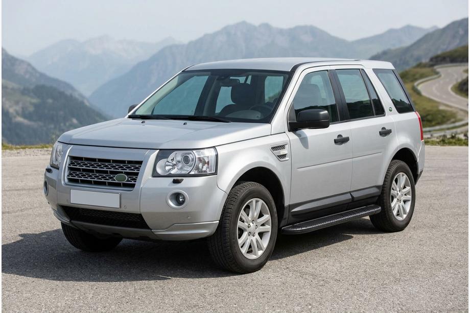 Land Rover Freelander II 2006–2014 Marchepieds Latéraux Bosphorus Black (2 pcs, Aluminium) Image