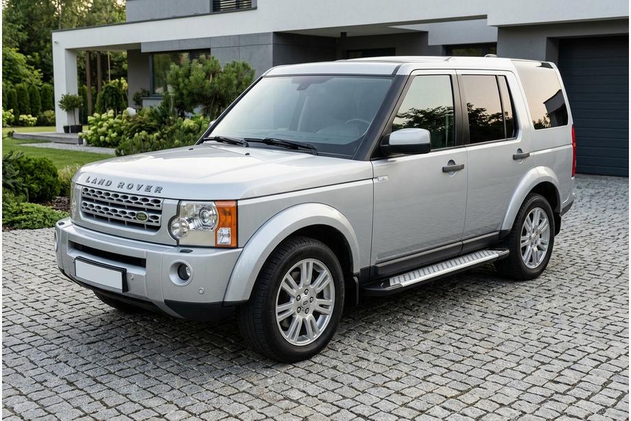 Land Rover Discovery III 2004–2009 Marchepieds latéraux Allmond Grey (2 pcs, aluminium) Image