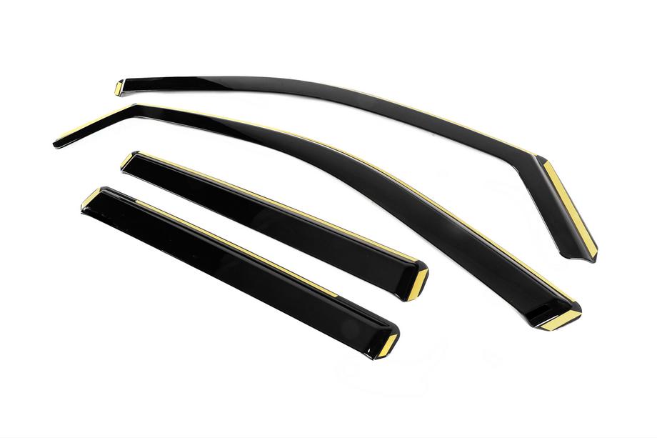Skoda Scala 2018- Déflecteurs d'air encastrables Niken Luxury (4 pcs) Photo 2
