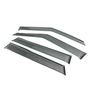 Deflecteurs de Vitres avec Moulure Chromee Niken Luxury (4 pcs) photo 2