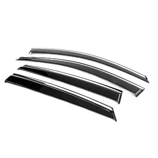 Deflecteurs de Vitres avec Moulure Chromee Niken Luxury (4 pcs) photo 2