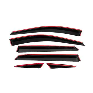 Déflecteurs de vitres avec moulure chromée Niken Luxury (6 pcs) photo 4
