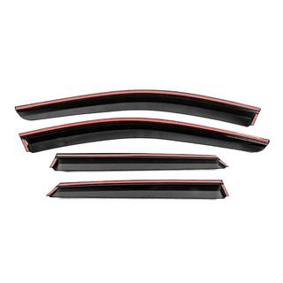 Déflecteurs de vitres avec moulure chromée Niken Luxury (2024-, 4 pcs) photo 4