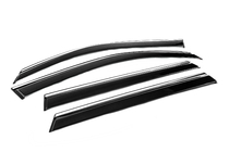 Renault Duster 2024- Deflecteurs de Vitres avec Moulure Chromee Niken Luxury (4 pcs) photo 7