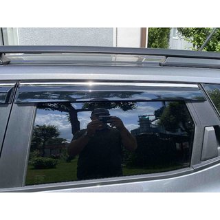 Deflecteurs de Vitres avec Moulure Chromee Niken Luxury (4 pcs) photo 4