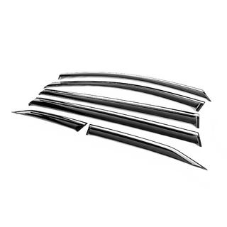 Déflecteurs de vitres avec moulure chromée Niken Luxury (6 pcs) photo 2