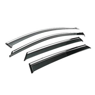 Deflecteurs de Vitres avec Moulure Chromee Niken Luxury (4 pcs) photo 3