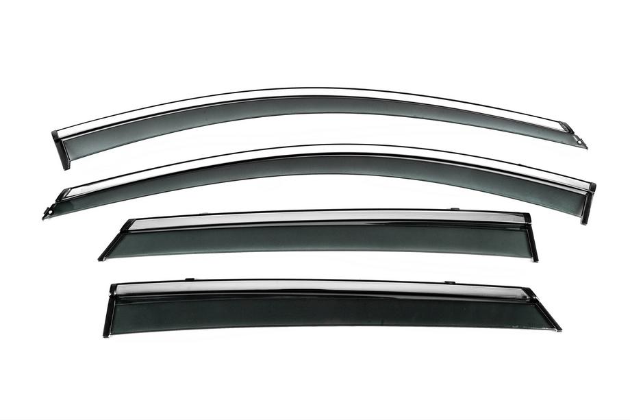 Buick Encore 2019- Deflecteurs de Vitres avec Moulure Chromee Niken Luxury (4 pcs) Image