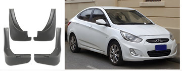 Hyundai Accent 2011-2017 Bavettes d'origine Premium V2 (4 pcs) photo 2