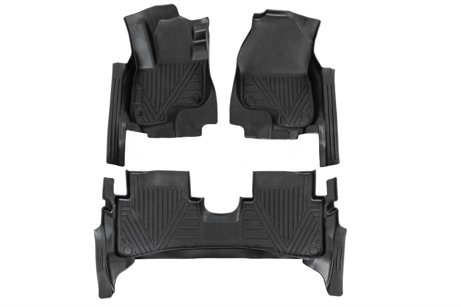 Honda CRV 2017-2022 Tapis en caoutchouc Niken Luxury 3D (Pour hybride, lot de 3) Image
