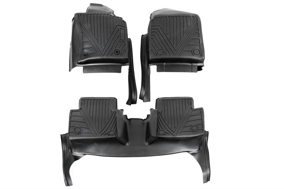Toyota Camry 2017–2023 Tapis en caoutchouc Niken Luxury 3D (Pour moteur thermique, lot de 3) Photo 2