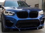 BMW X3 G01 2018- Lame avant 3D (pour F97 2018-2022, noir brillant) photo 1