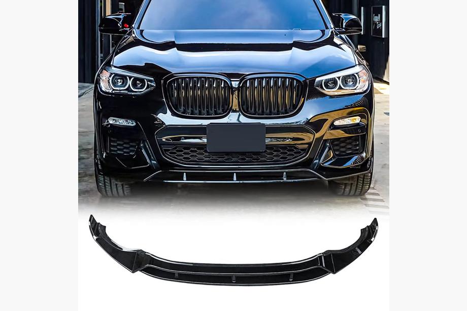 BMW X3 G01 2018- Lame avant 3D (pour M-Sport 2018-2022, noir brillant) Photo 8