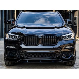 Lame avant 3D (pour M-Sport 2018-2022, noir brillant) photo 1