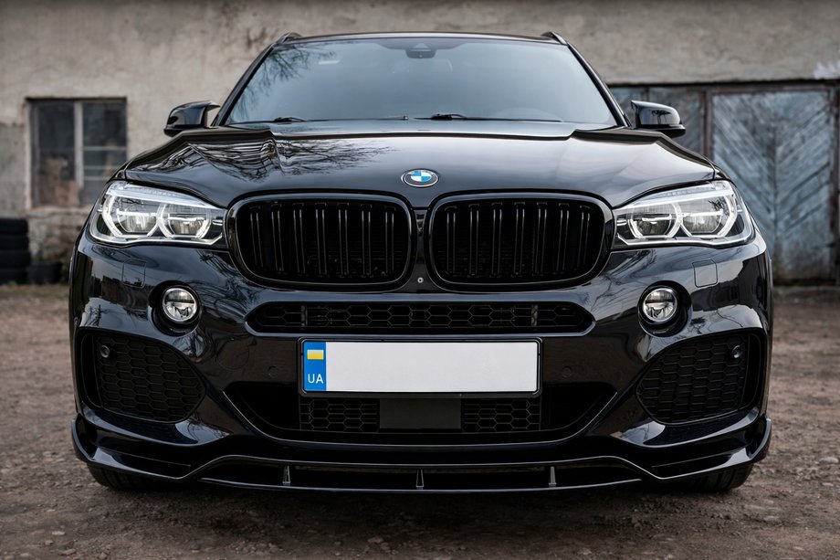 BMW X5 F15 2013-2018 Lame de Pare-chocs Avant Black Warrior (pour M-Sport) Photo 1