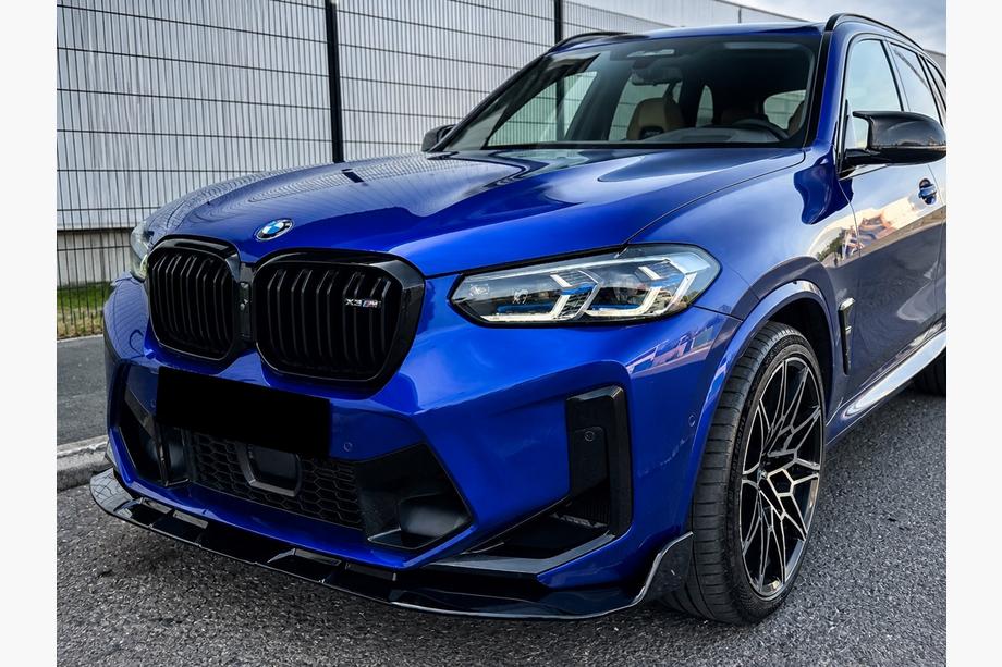 BMW X4 G02 2018- Lame avant (pour F98 2022-2024, noir brillant) Image