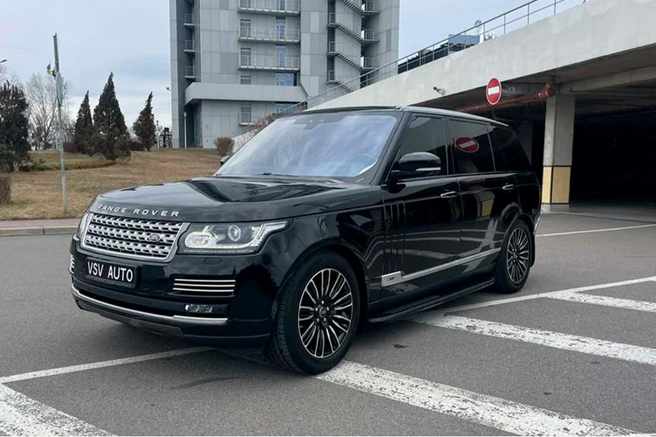 Range Rover IV L405 2013-2021 Marchepieds Latéraux Bosphorus Black (2 pcs, Aluminium) Image