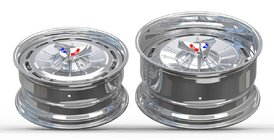 Chevrolet Bel Air 1961–1964 Jantes forgées OEM R18 R20 (Lot de 4) photo 13