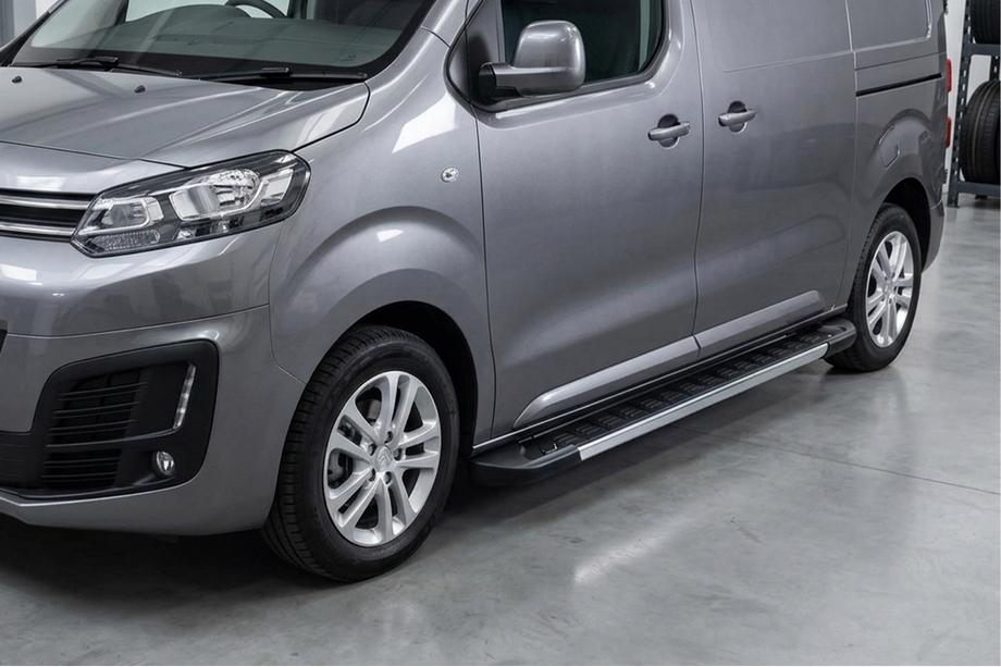 Fiat Scudo 2022- Marchepieds Latéraux RedLine V1 (2 pcs, Aluminium) Photo 1