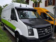 Volkswagen Crafter 2006-2016 Visière de pare-brise V-4 (noir brillant, 5mm) photo 1