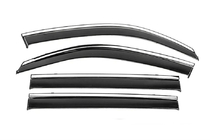 Lexus LX570/450d 2008-2022 Déflecteurs de Vitres avec Moulure Chromée Niken Luxury (2008-2015, 4 pcs) photo 1