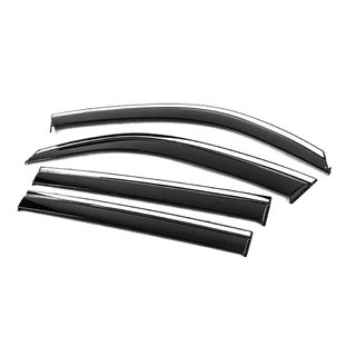 Deflecteurs de Vitres avec Moulure Chromee Niken Luxury (4 pcs) Toyota Land Cruiser 200 2007-2021 photo 3