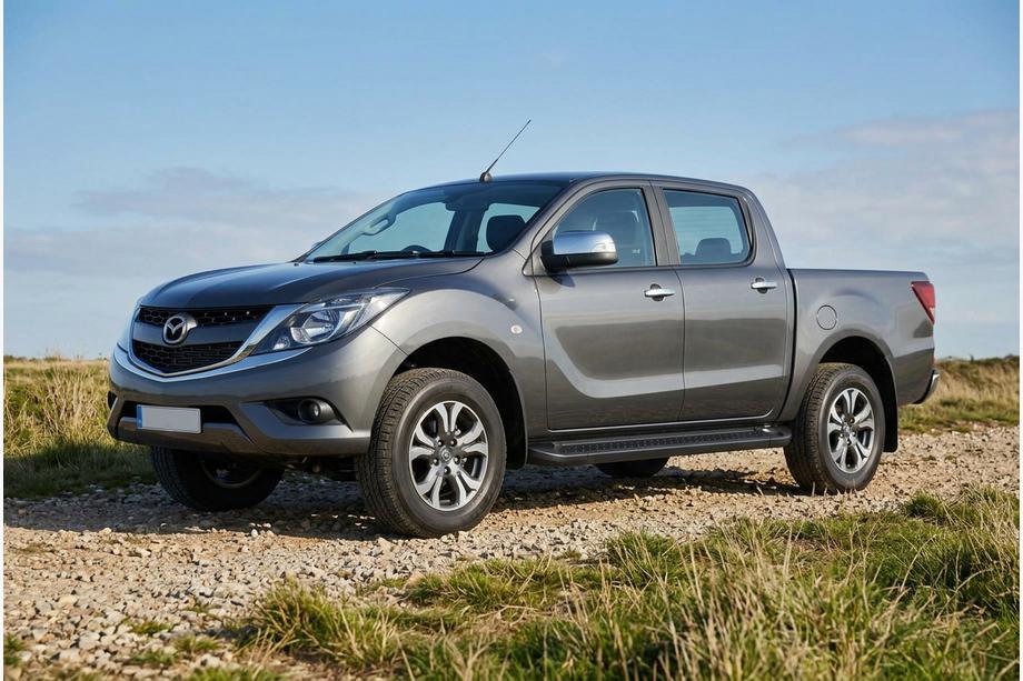 Mazda BT-50 2012- Marchepieds Latéraux Allmond Black (2 pcs, Aluminium) Image