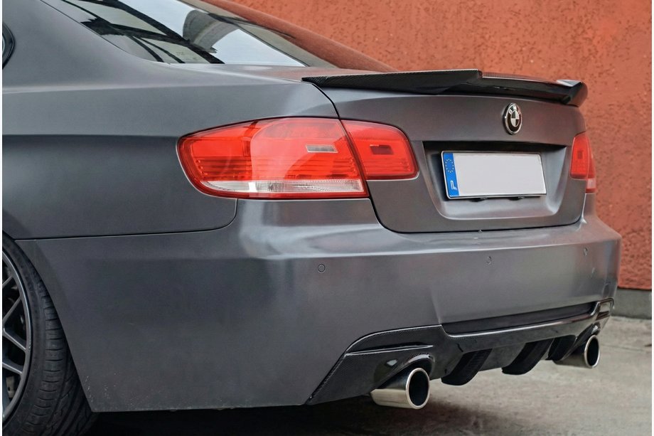 BMW 3 Series E92/E93 2006–2013 Aileron style M4 (pour E92, noir brillant) Photo 1