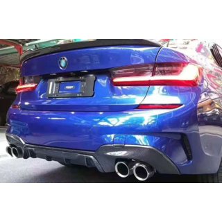 Diffuseur arrière (pour M-Sport 2018-2022, pour embouts d’échappement rectangulaires, ABS) photo 1