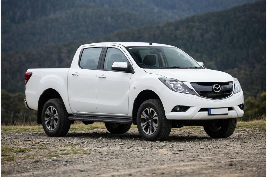 Mazda BT-50 2012- Marchepieds Latéraux Bosphorus Black (2 pcs, Aluminium) Image