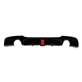 Diffuseur de pare-chocs arrière pour échappement simple double face LED (pour M-Sport, ABS) photo 1