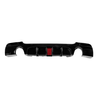 Diffuseur de pare-chocs arrière pour échappement simple double face LED (pour M-Sport, ABS) photo 1