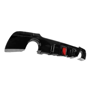 Diffuseur de pare-chocs arrière pour échappement simple double face LED (pour M-Sport, ABS) photo 3