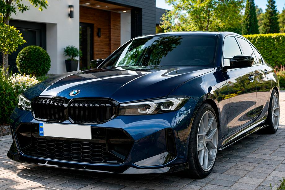 BMW 3 Series G20/G21 2018- Lame avant FD-Style pour M-Sport 2023+, ABS Photo 1