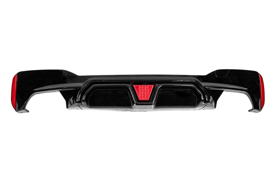 BMW Série 5 G30/G31 2017–2023 Diffuseur de pare-chocs arrière CS-Style LED (pour M-Sport/M5 F90, ABS) Image