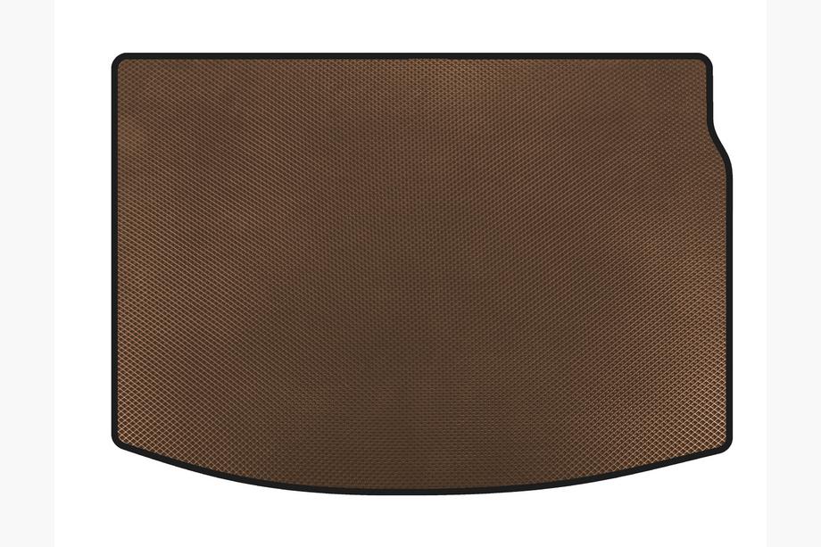 Renault Megane III 2009-2016 Tapis de coffre EVA (HB, Marron) Photo 1
