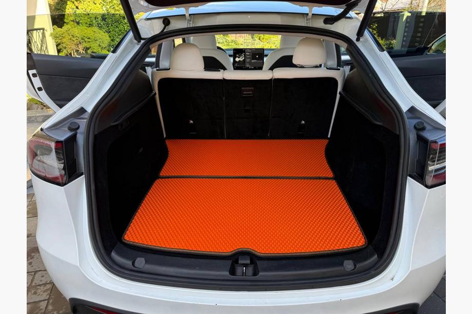 Tesla Model Y 2020- Tapis de coffre EVA V2 (2020-2024, Orange) Image
