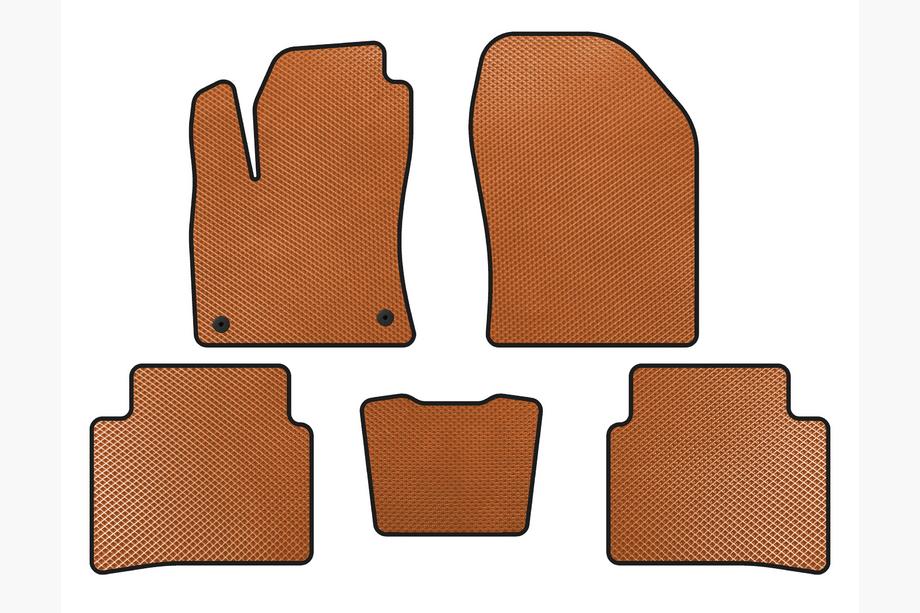 Toyota Prius 2015-2022 Tapis de sol EVA (LB, Orange) Image
