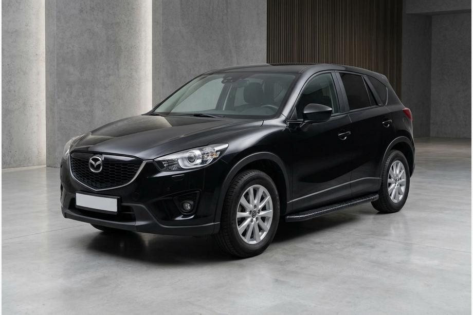 Mazda CX-5 2012-2017 Marchepieds Latéraux Bosphorus Black (2 pcs, Aluminium) Image