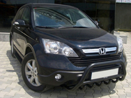 Honda CRV 2007-2011 Pare-buffle WT003 Noir (Inox) photo 1