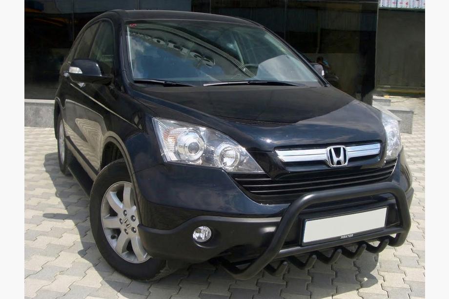 Honda CRV 2007-2011 Pare-buffle WT003 Noir (Inox) Image
