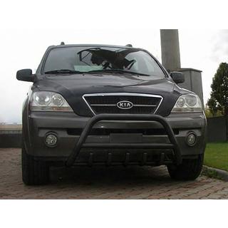 Pare-buffle WT003 Noir (Inox) Kia Sorento I BL 2002-2009 photo 2
