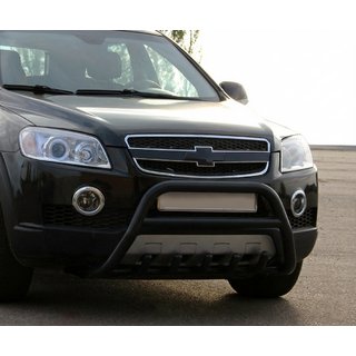 Barre Avant WT003 Noire (Inox) Chevrolet Captiva 2006-2019 photo 4