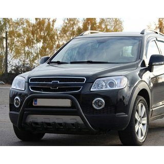 Barre Avant WT003 Noire (Inox) Chevrolet Captiva 2006-2019 photo 3